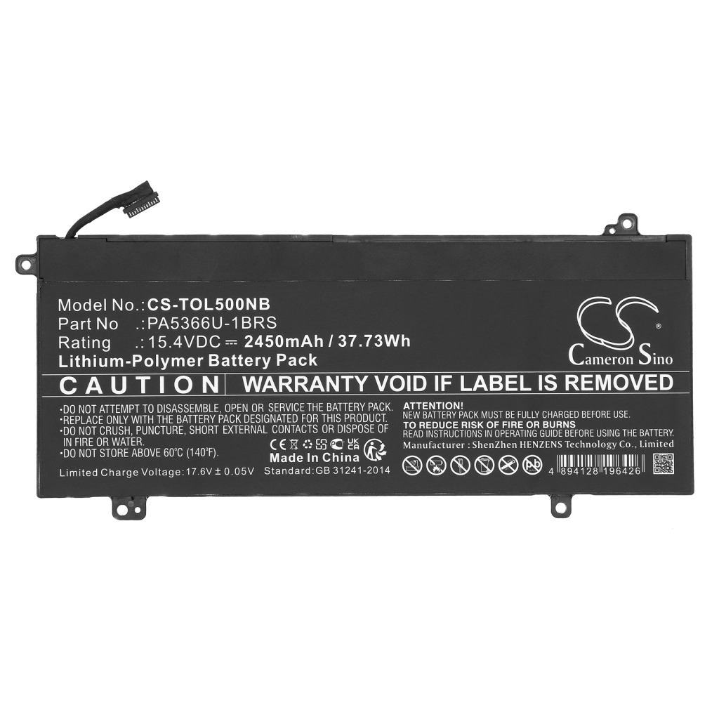 Batterie pour ordinateur portable Toshiba CS-TOL500NB