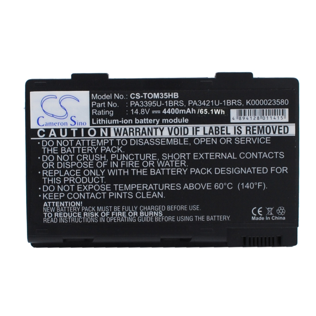 Batterie pour ordinateur portable Toshiba CS-TOM35HB