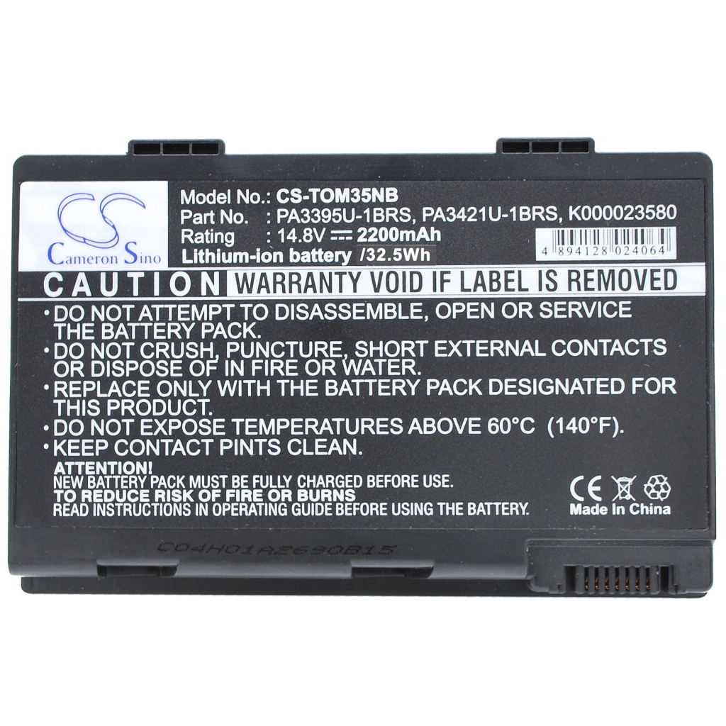 Batterie compatible avec Toshiba CS-TOM35NB