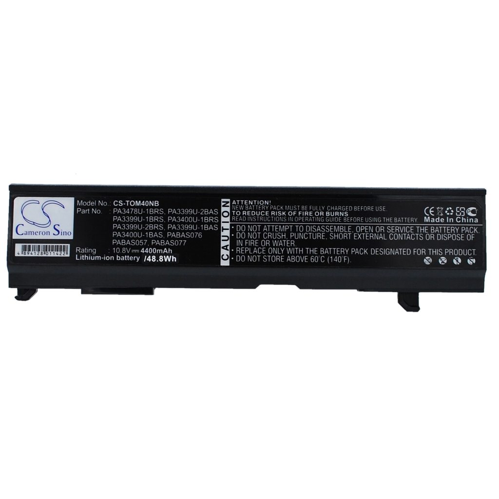 Notebook battery Toshiba Equium A100-027