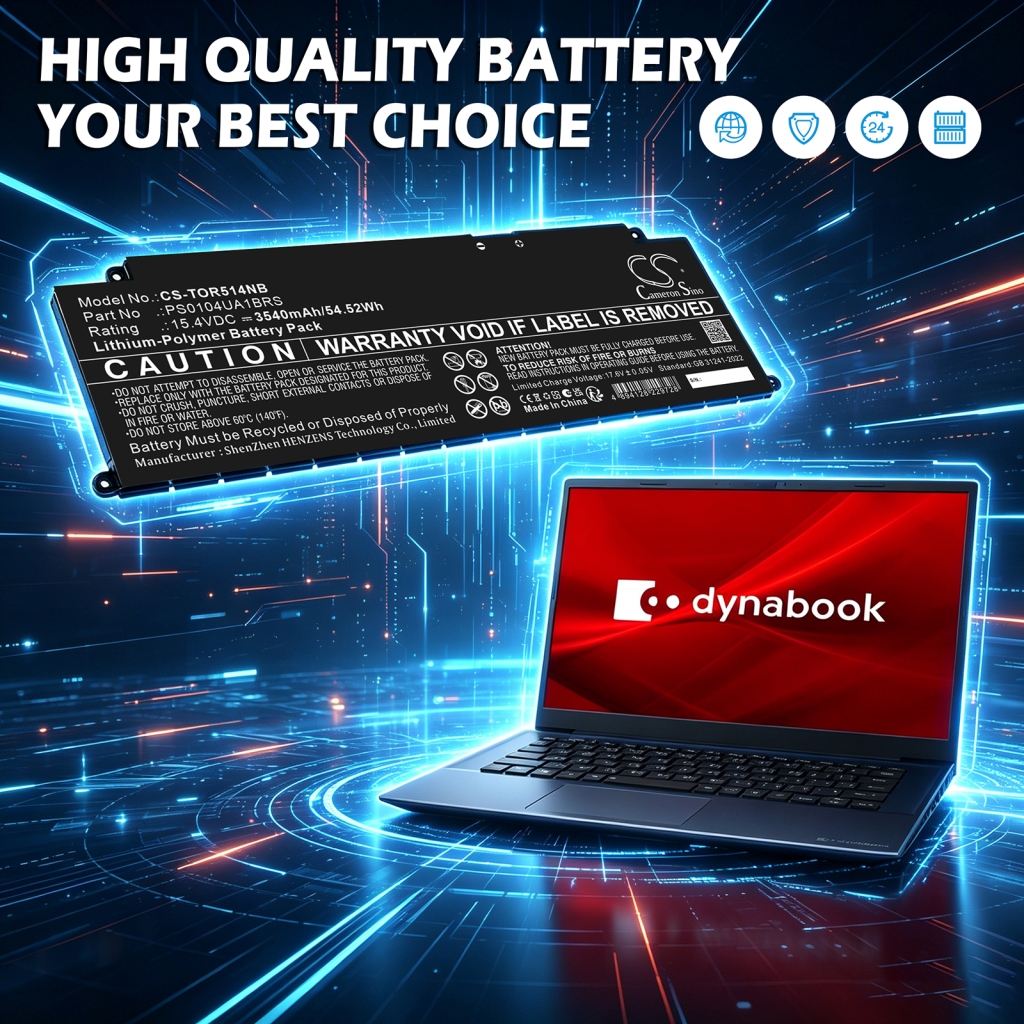 Batterie compatible avec Toshiba CS-TOR514NB