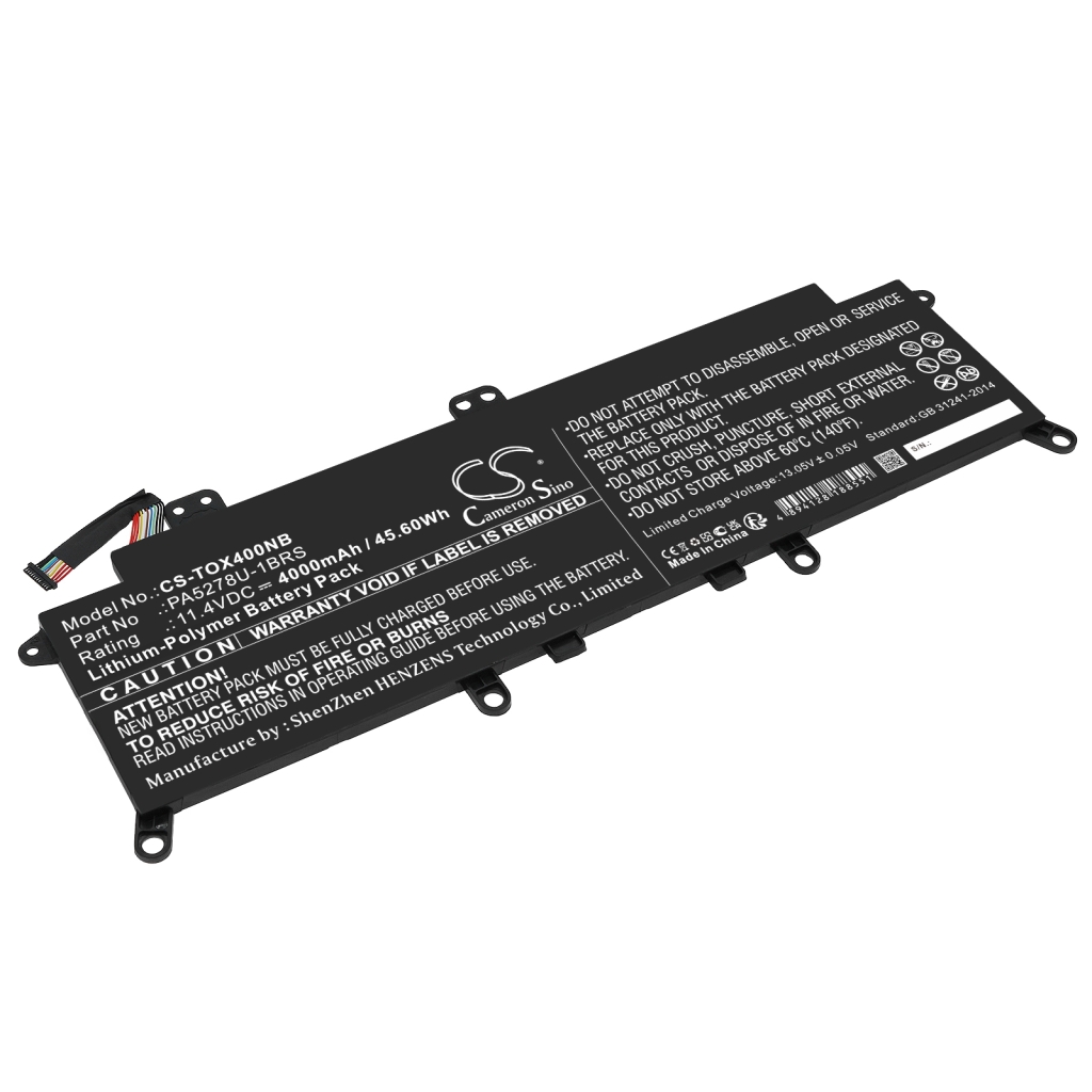 Batterie pour ordinateur portable Toshiba CS-TOX400NB