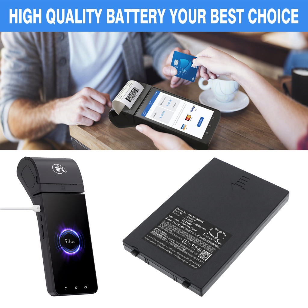 Payment Terminal Battery Telpo CS-TPS900BL