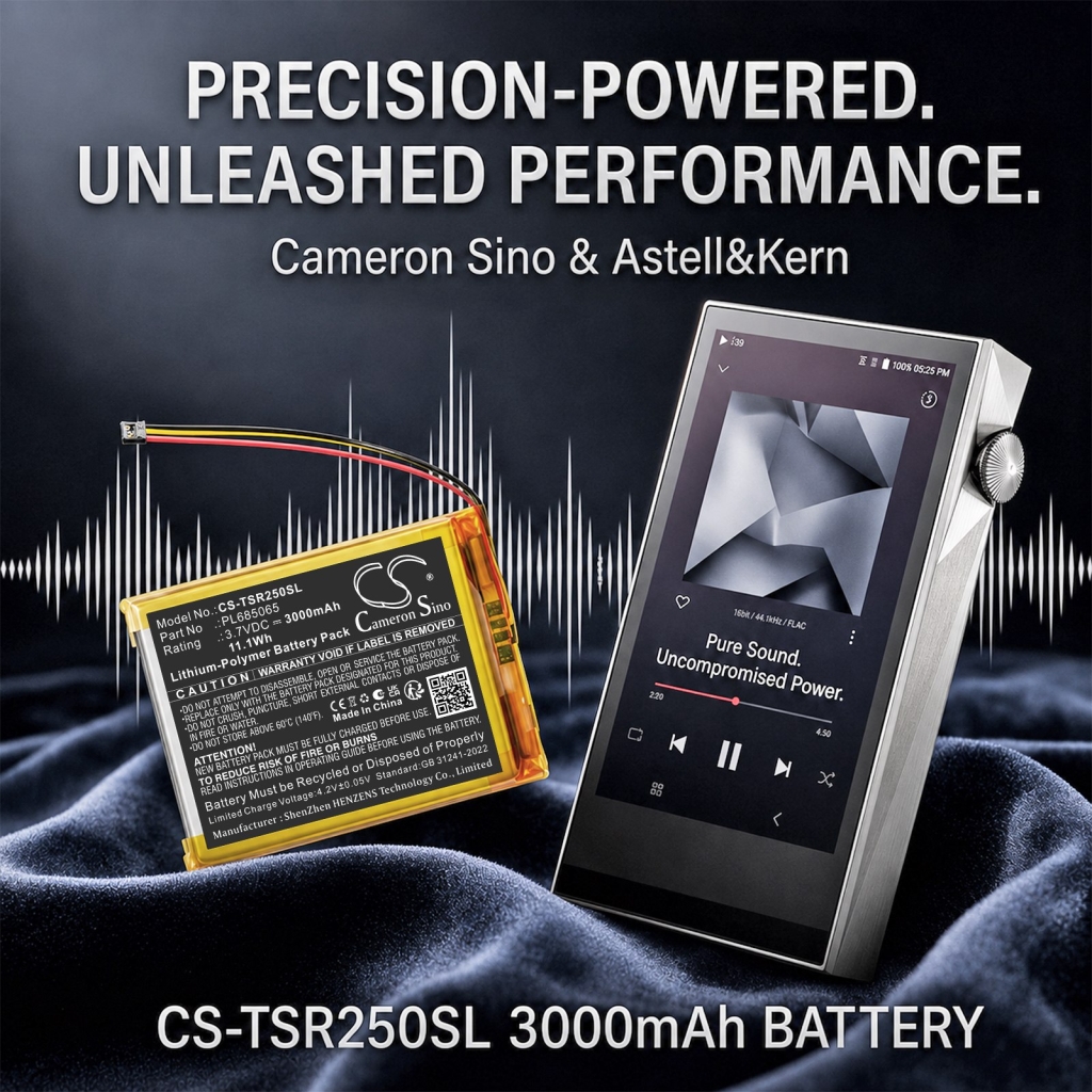 Batterie compatible avec Astell&kern CS-TSR250SL