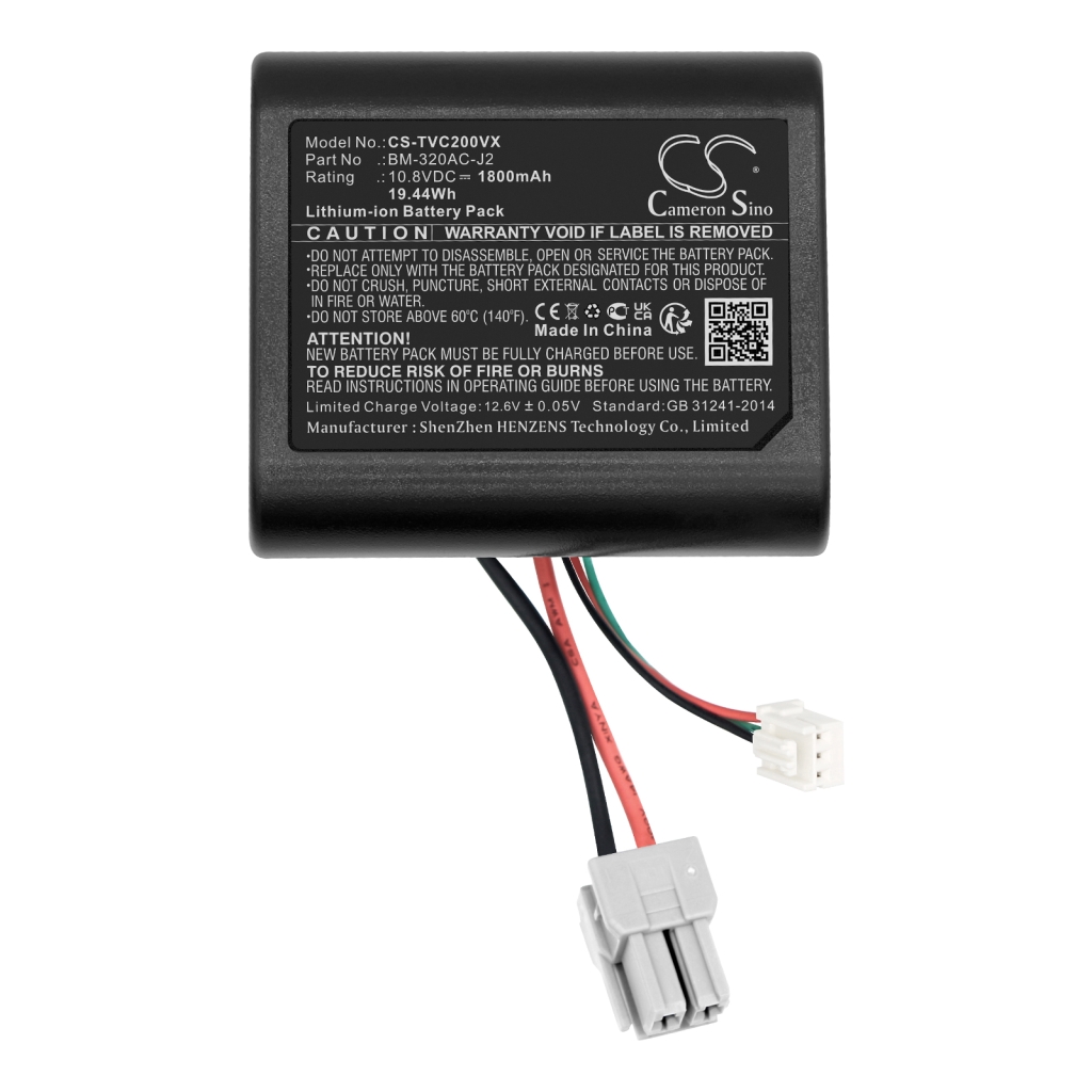 Batterie à vide Toshiba CS-TVC200VX