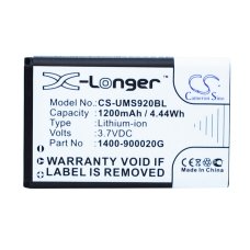 Remplacement de batterie compatible pour Unitech 1400-900020G