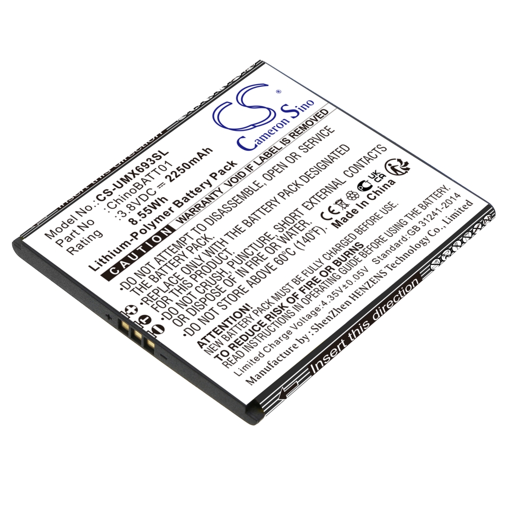 Batterie de téléphone portable Umx CS-UMX693SL