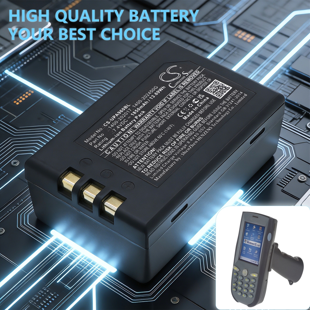 Batterie compatible avec Unitech CS-UPA960BL