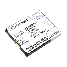 Remplacement de batterie compatible pour Unitech 1400-900063G