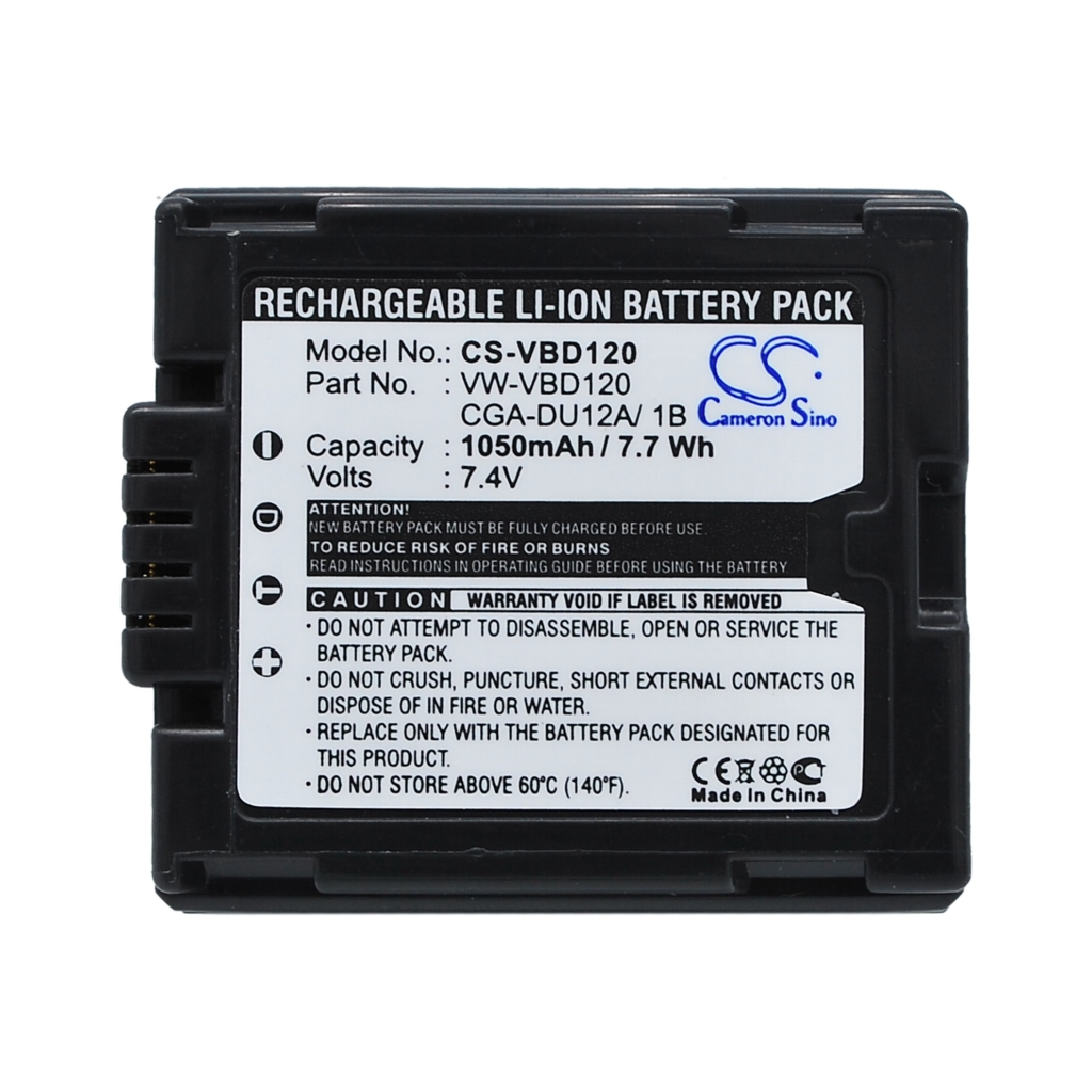 Batterie de l'appareil photo Panasonic CS-VBD120