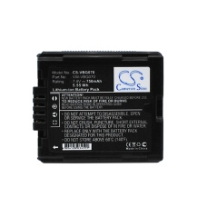 Remplacement de batterie compatible pour Panasonic VW-VBG070,VW-VBG070-K,VW-VBG070A