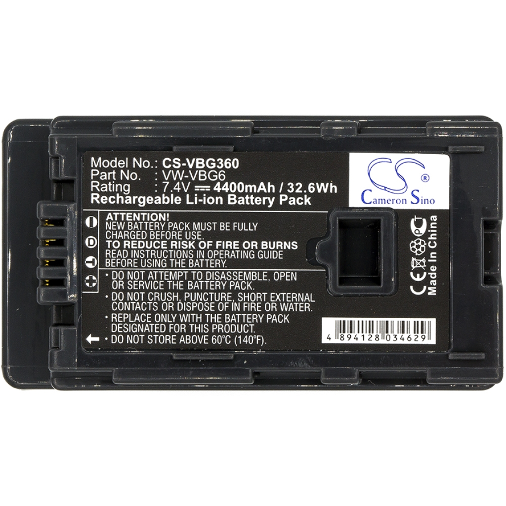 Batterie de l'appareil photo Panasonic CS-VBG360