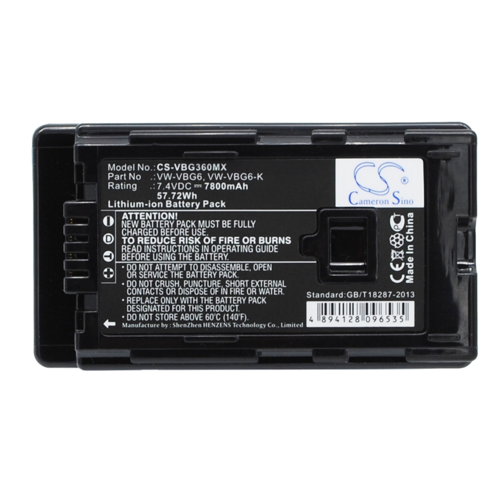Batterie de l'appareil photo Panasonic CS-VBG360MX