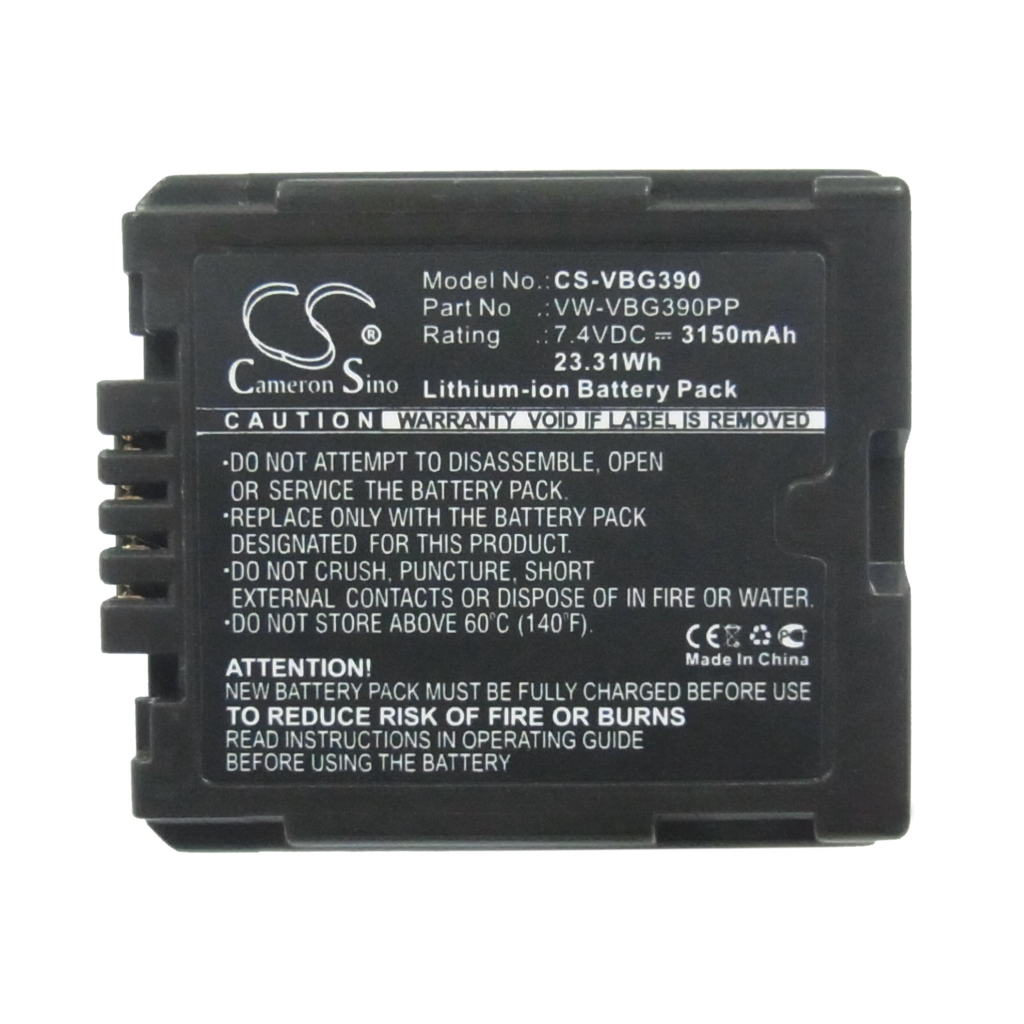 Batterie de l'appareil photo Panasonic CS-VBG390