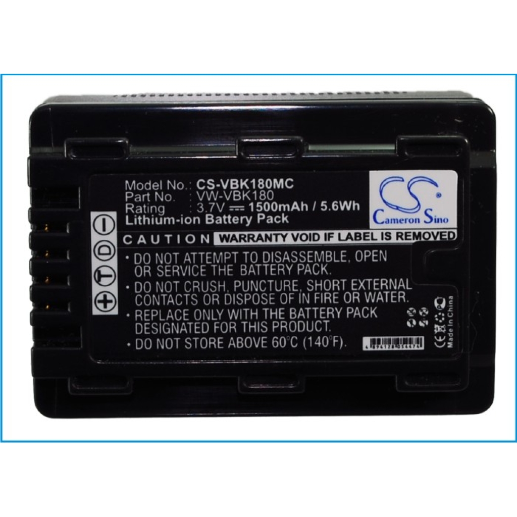 Batterie de l'appareil photo Panasonic HDC-SDX1H