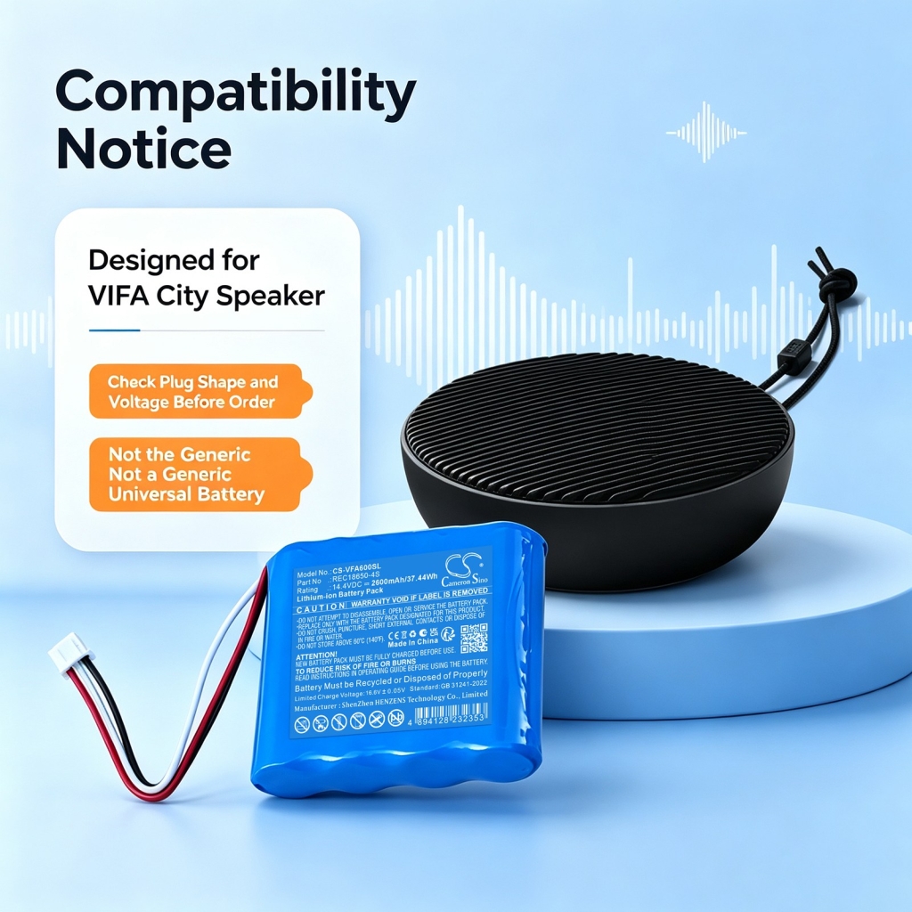 Batteries compatible avec VIFA City City CS-VFA600SL