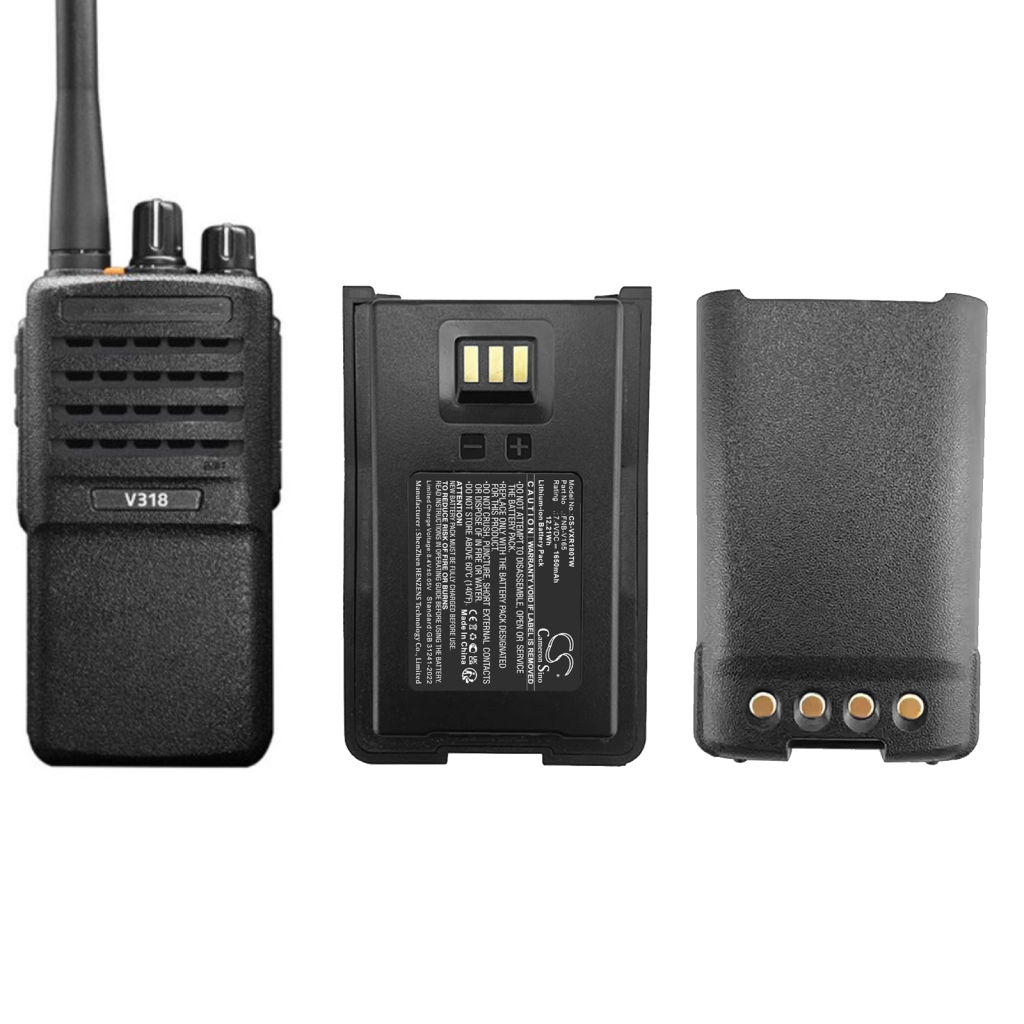 Batterie radio bidirectionnelle Vertex standard CS-VXR180TW