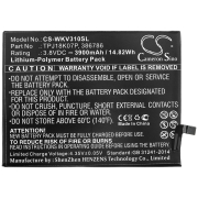 CS-WKV310SL<br />Batteries for   replaces battery 386786
