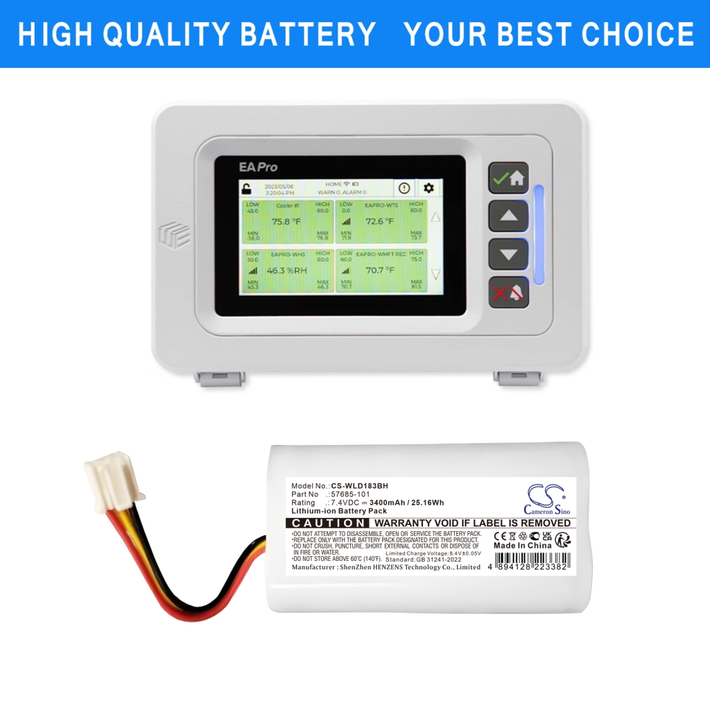 Batterie de caméra de sécurité domestique Winland D-011-0183