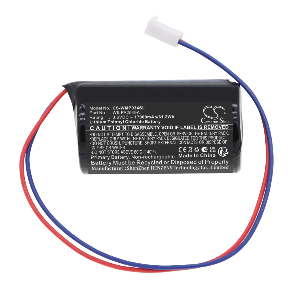 Batterie compatible avec Water meter CS-WMP934SL