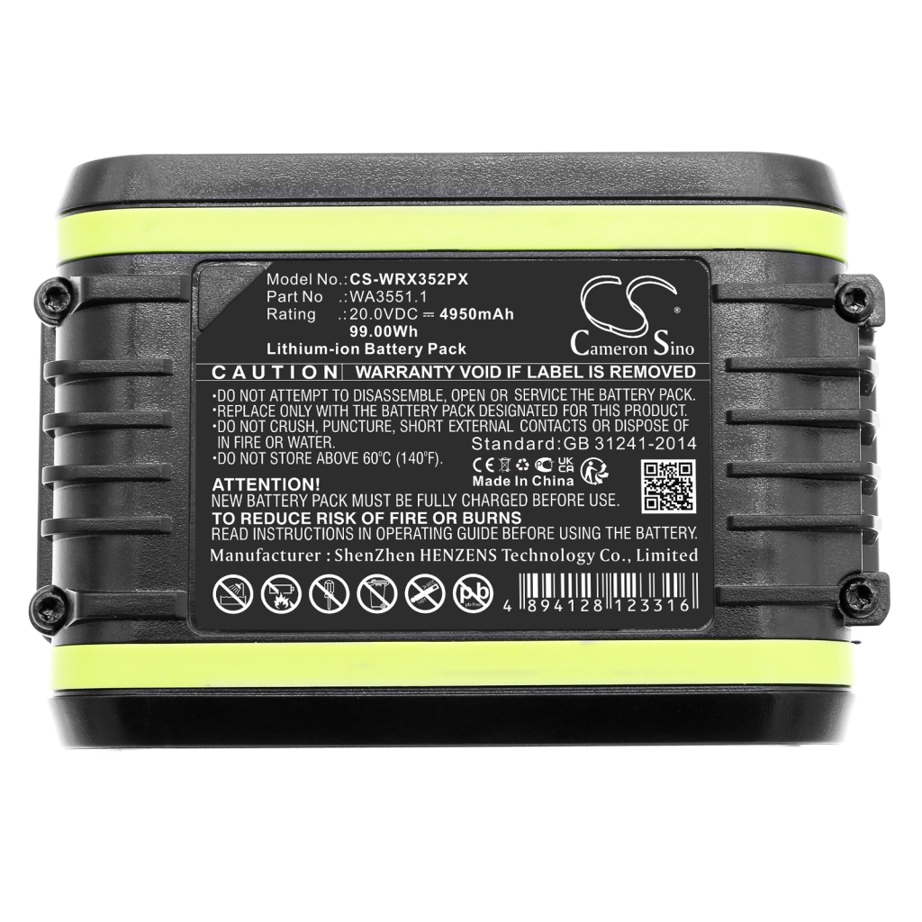 Battery industrial Worx WX812.9