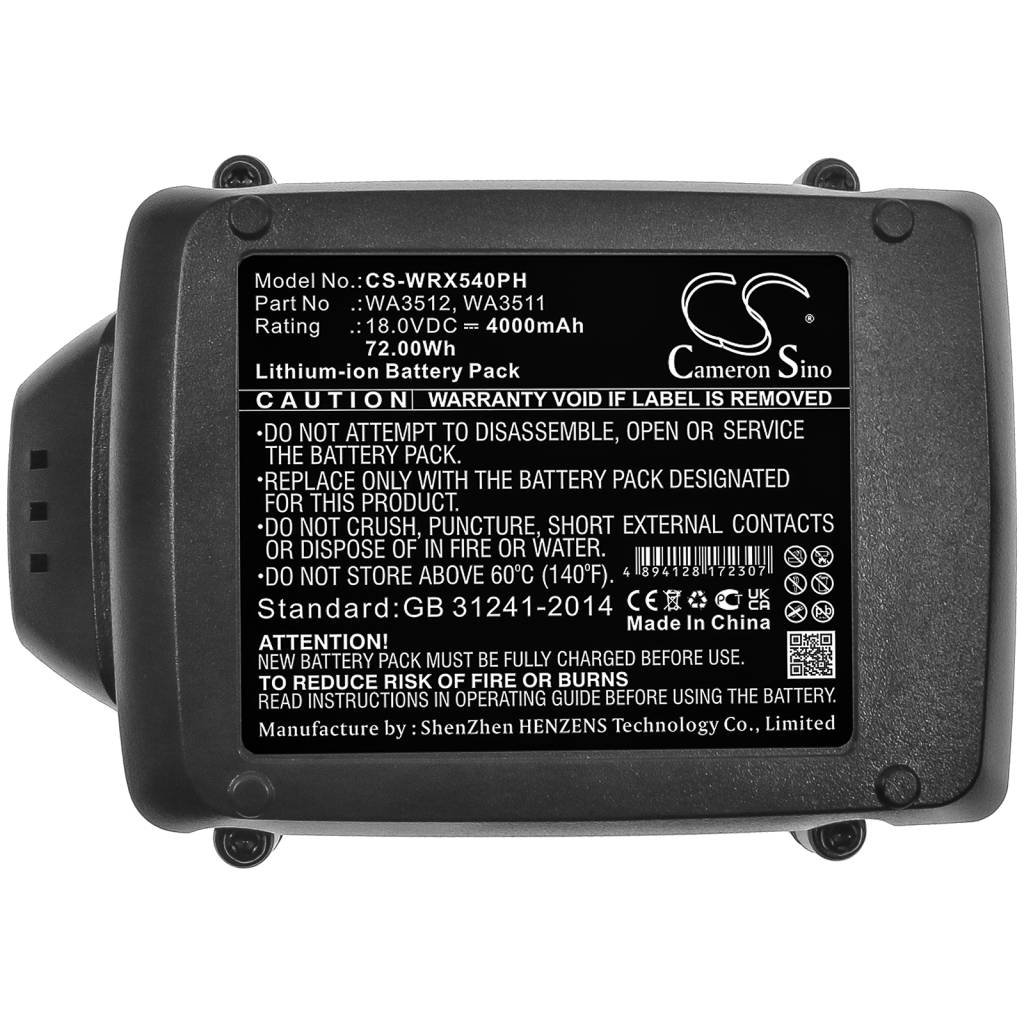 Battery industrial Worx WG251