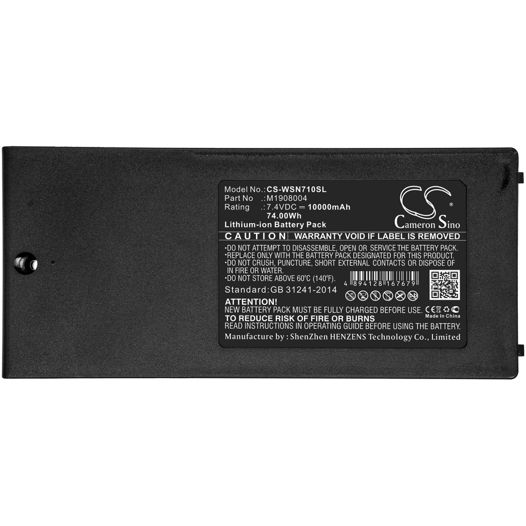 Remplacement de batterie compatible pour Owon M1908004
