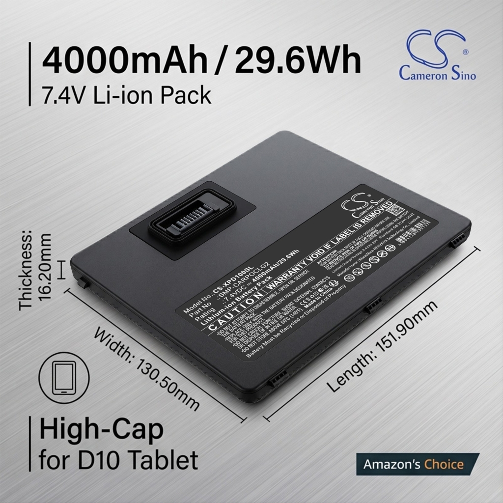 Batterie compatible avec Xplore CS-XPD100SL
