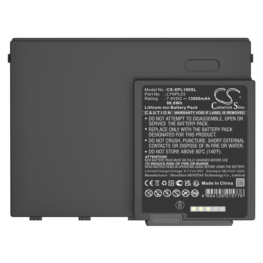 Tablette Batterie Zebra CS-XPL100SL