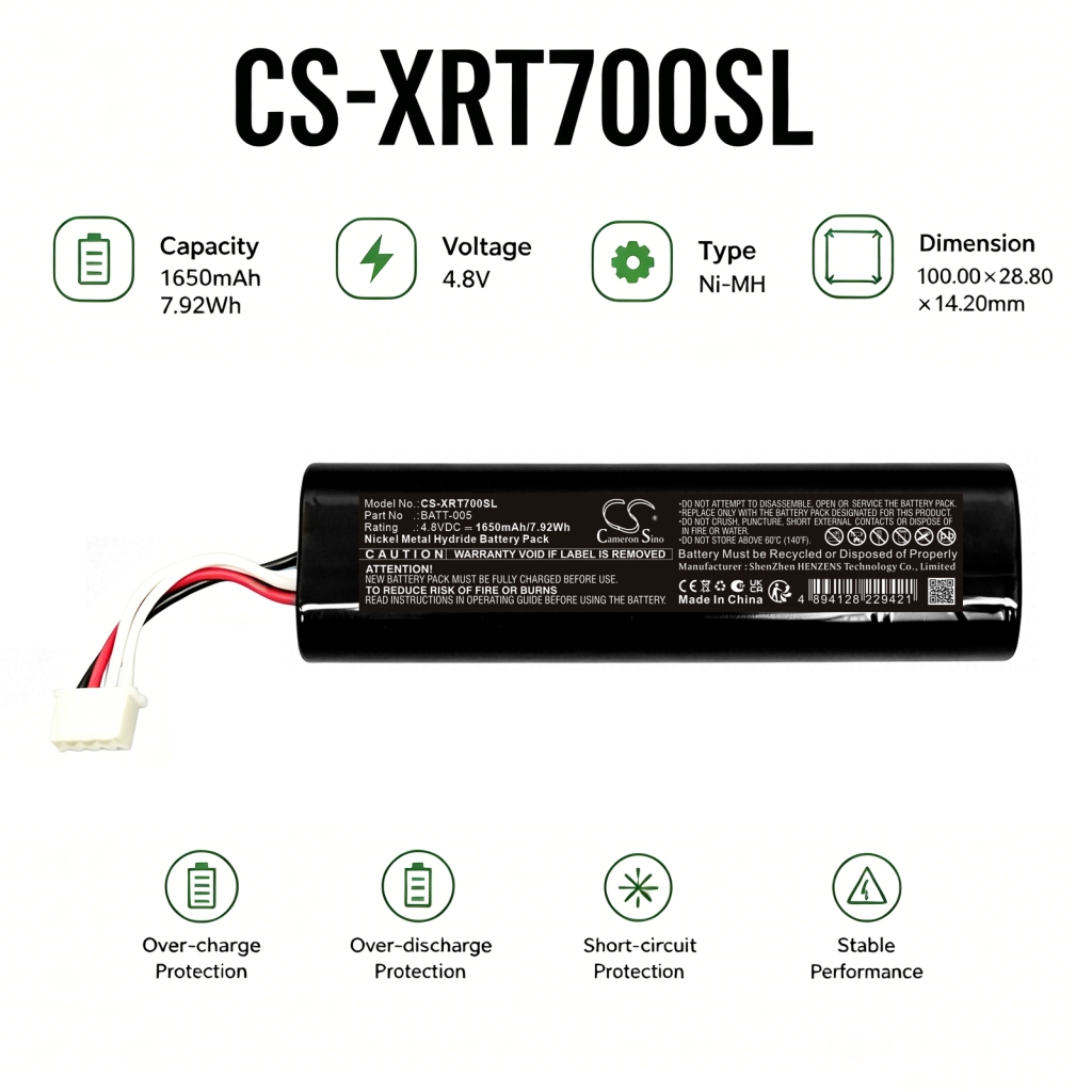Batterie pour X-rite Ihara R710