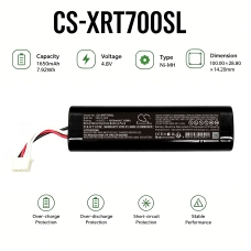 Remplacement de batterie compatible pour X-rite BATT-003,BATT-005