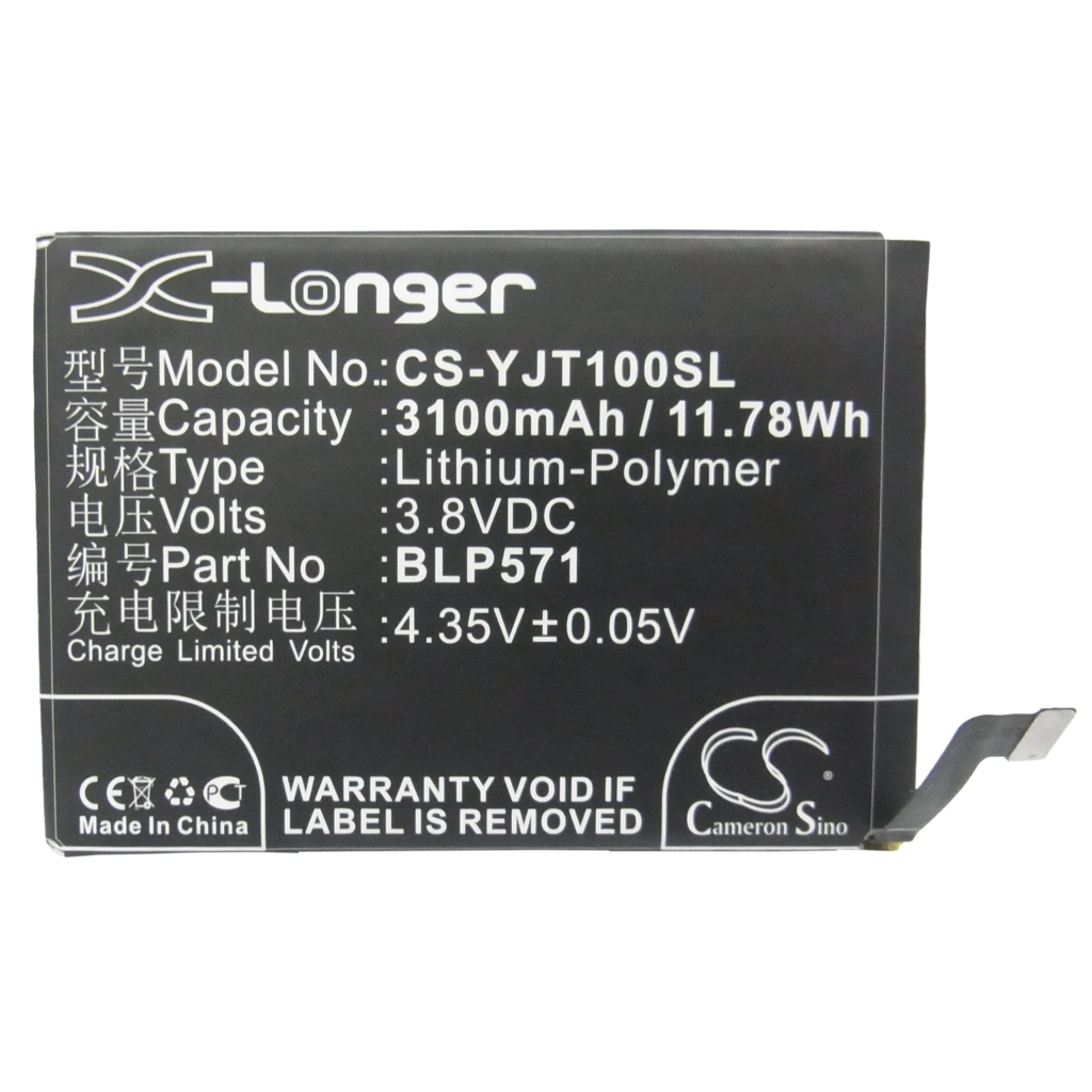 Batterie de téléphone portable Oneplus CS-YJT100SL