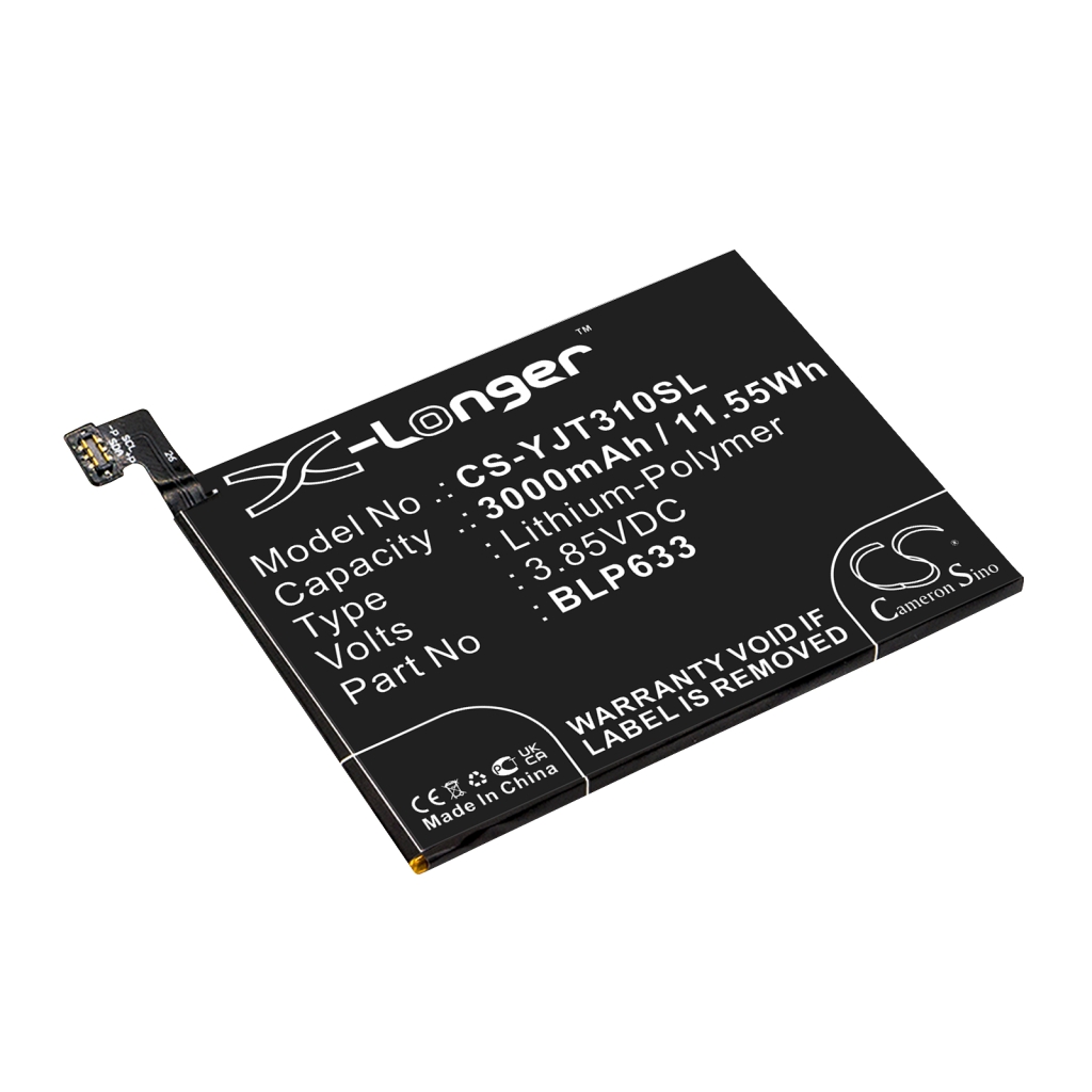 Batterie de téléphone portable Oneplus CS-YJT310SL