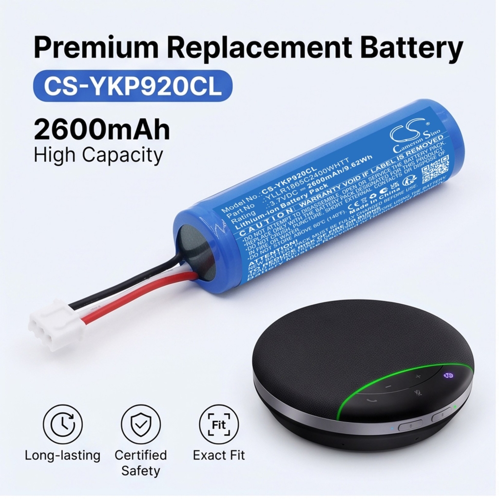 Batteries compatible avec Yealink SP92 SP92 CS-YKP920CL