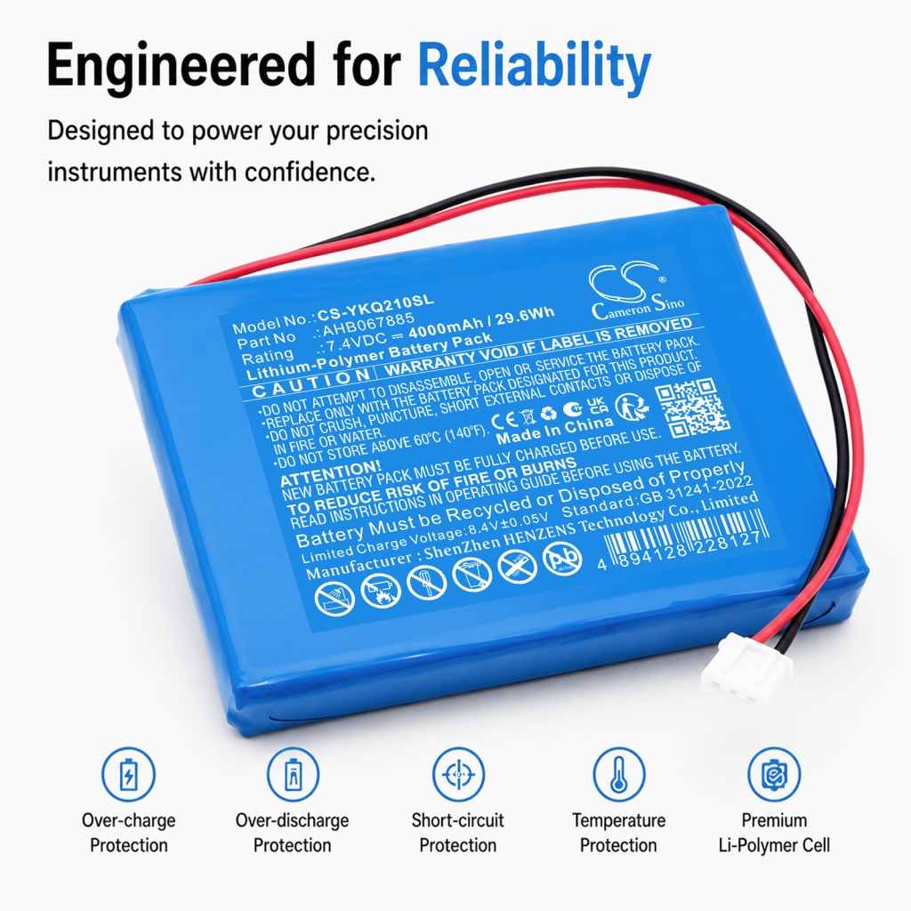 Batterie compatible avec Yokogawa CS-YKQ210SL