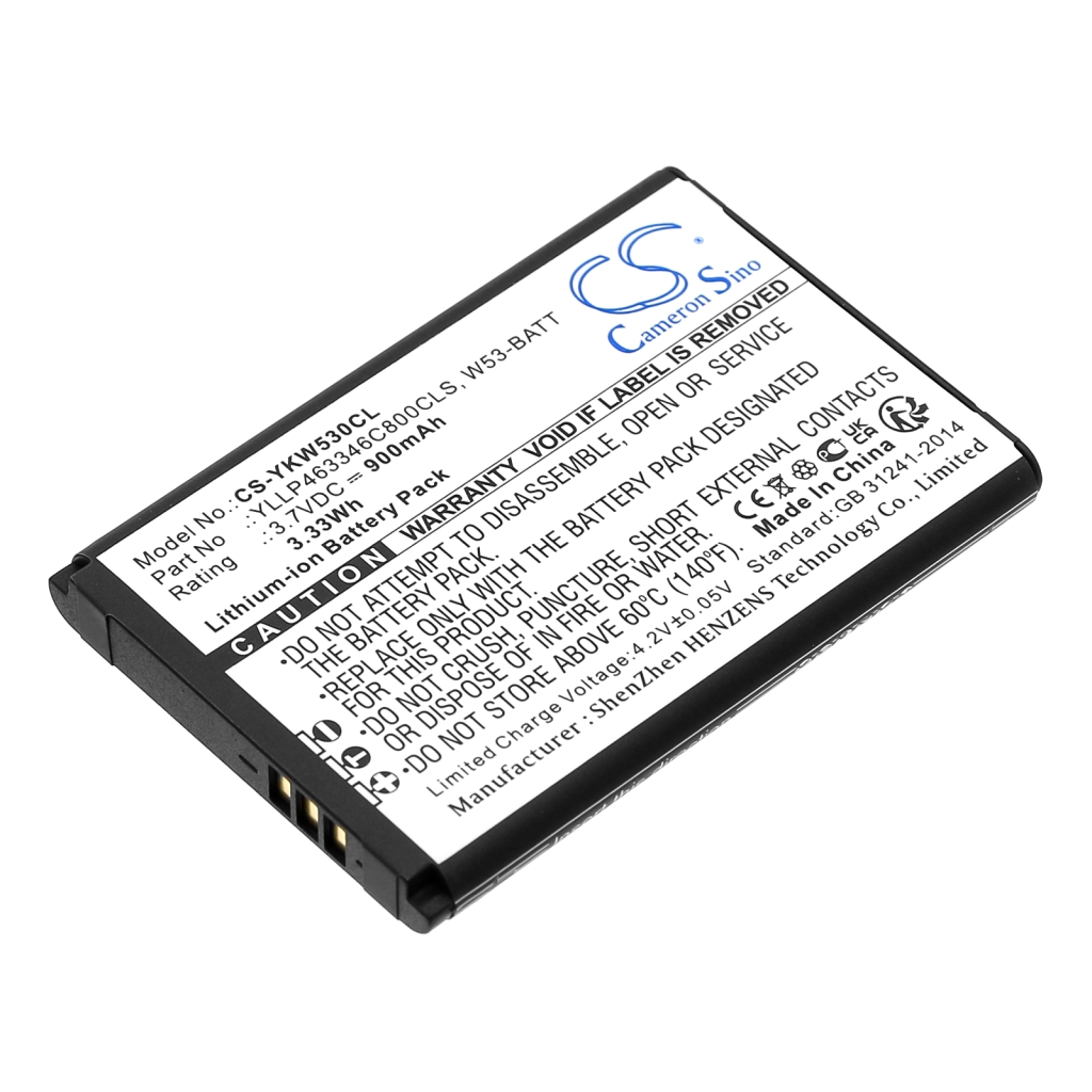 Batterie de téléphone sans fil Yealink CS-YKW530CL