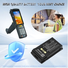 Remplacement de batterie compatible pour Zebra BT-000337,BT-000338,BTRY-MC33-27MA-01