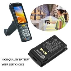 Remplacement de batterie compatible pour Zebra BT-000337,BT-000338,BTRY-MC33-27MA-01