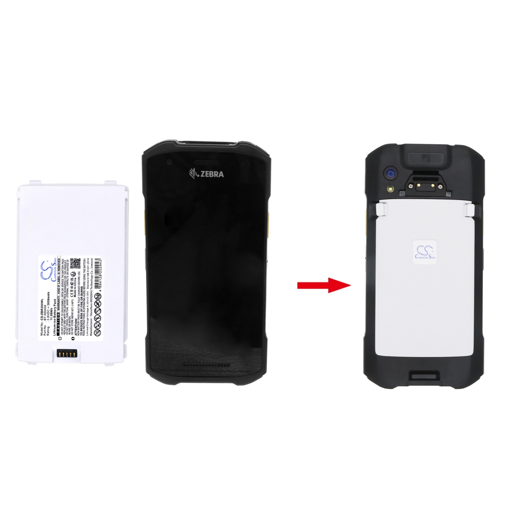 Code à barres, Scanner Batterie du scanner Zebra CS-ZBR260WL