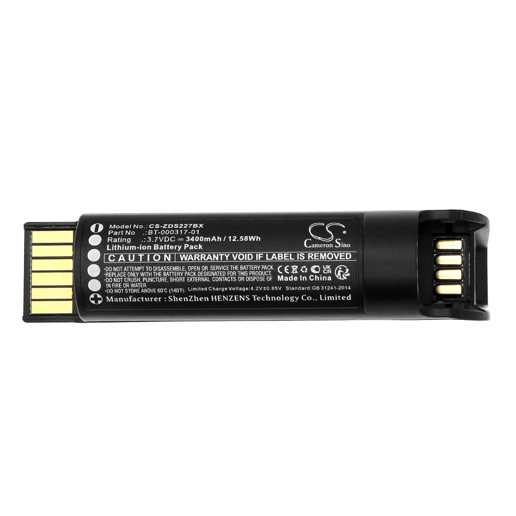 Code à barres, Scanner Batterie du scanner Zebra DS2278