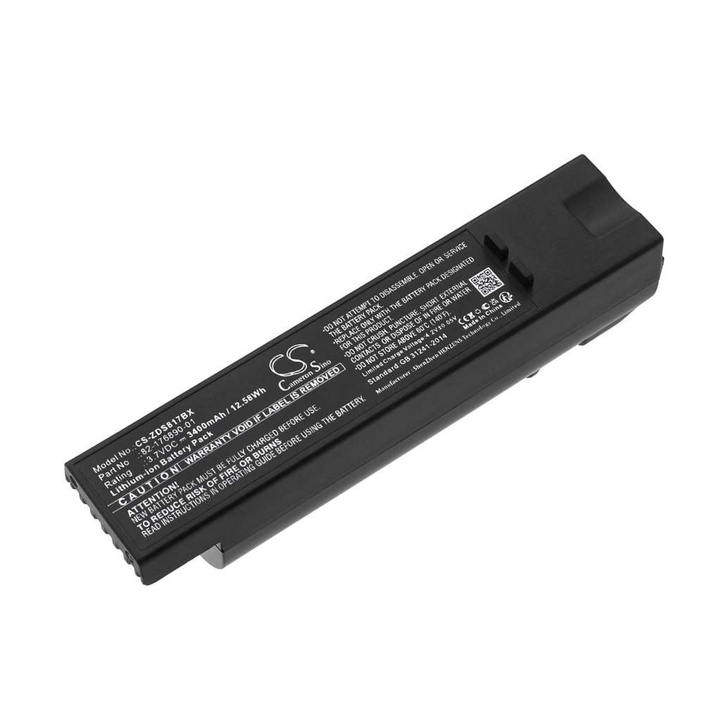 Code à barres, Scanner Batterie du scanner Zebra CS-ZDS817BX