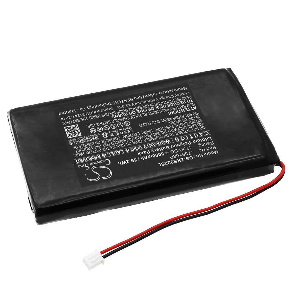 Batterie de l'horloge de pointage Zkteco CS-ZKS922SL
