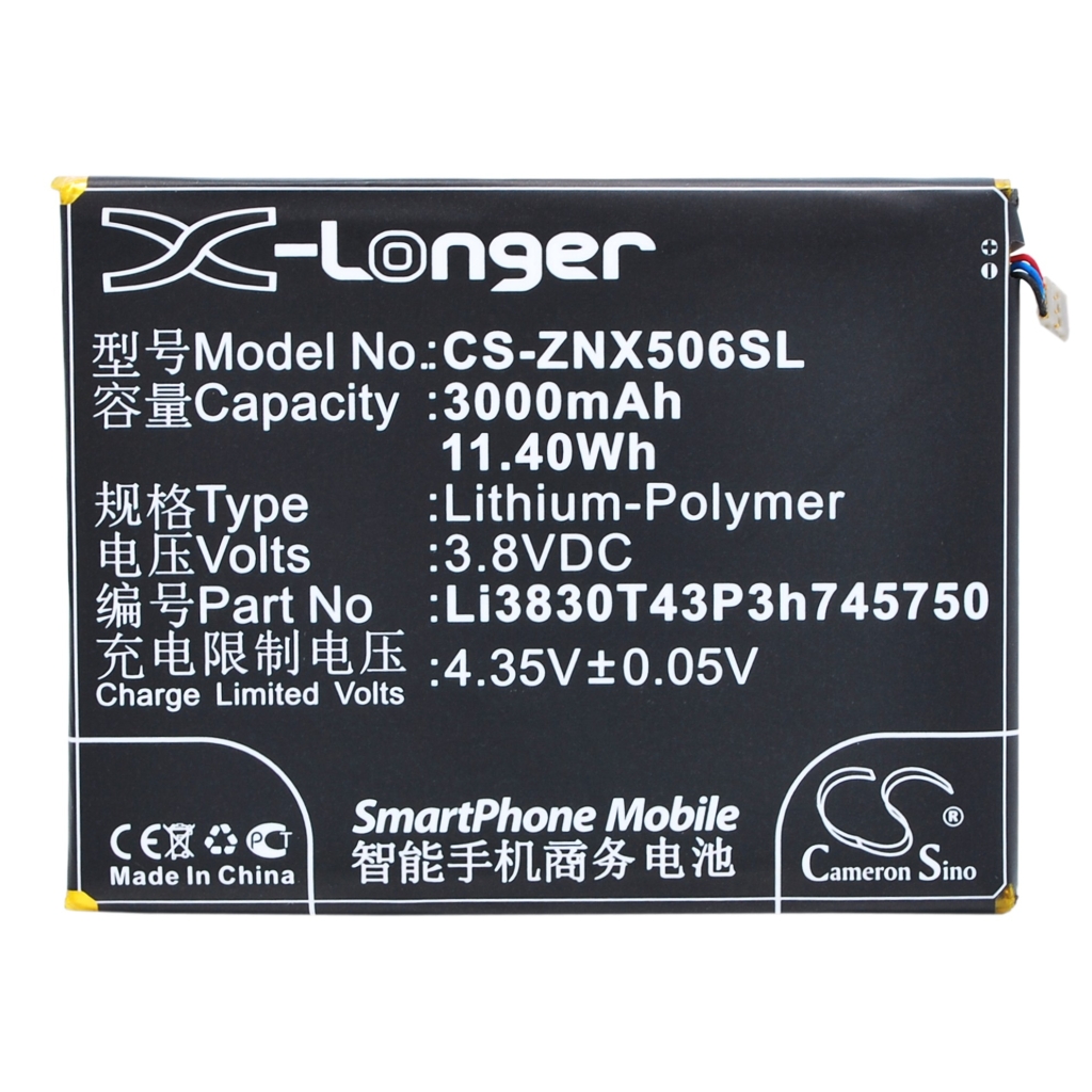 Batterie compatible avec ZTE CS-ZNX506SL