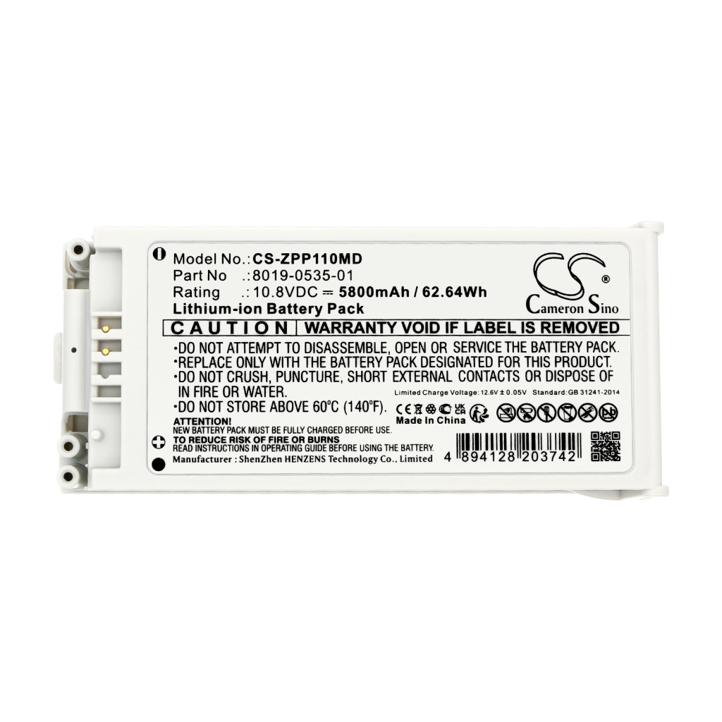 Batterie compatible avec Zoll CS-ZPP110MD