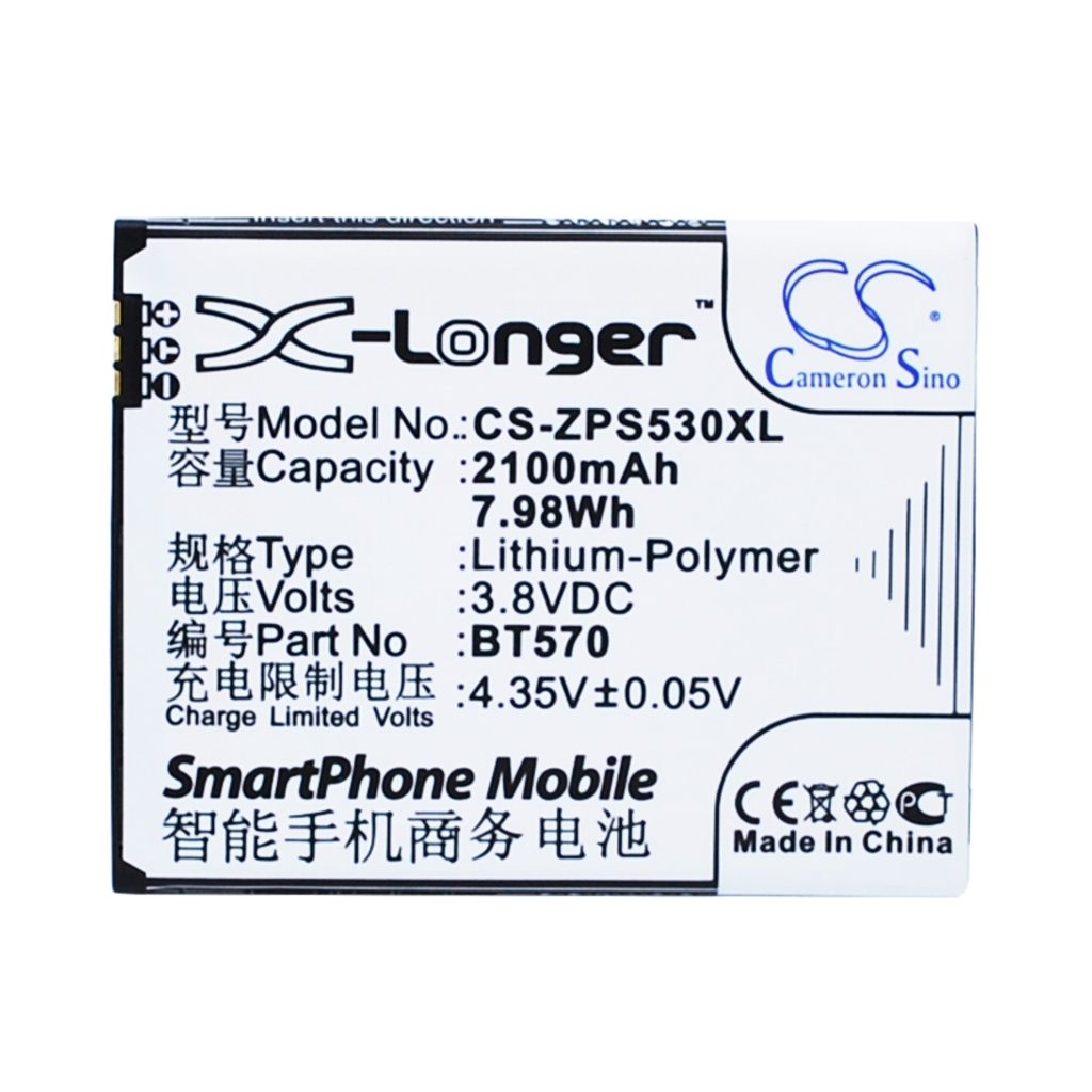 Batterie compatible avec Zopo CS-ZPS530XL
