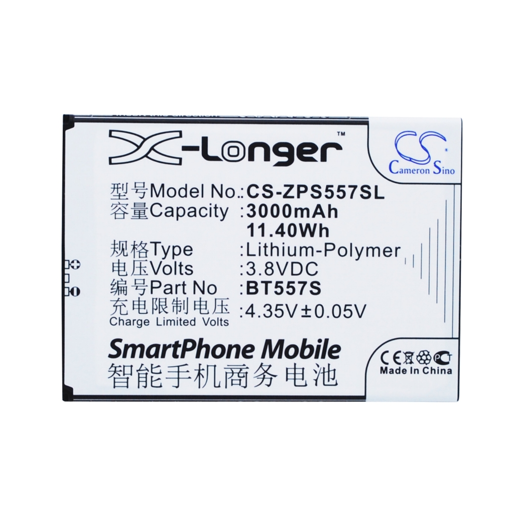 Batterie de téléphone portable Zopo CS-ZPS557SL