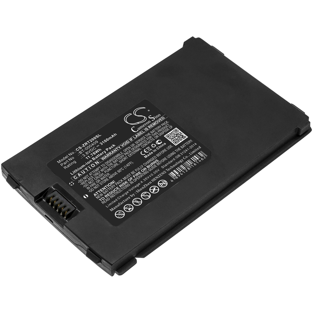 Code à barres, Scanner Batterie du scanner Zebra CS-ZRT200SL