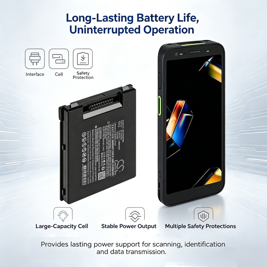 Batteries compatible avec Zebra TC501 TC501 CS-ZTC501BL