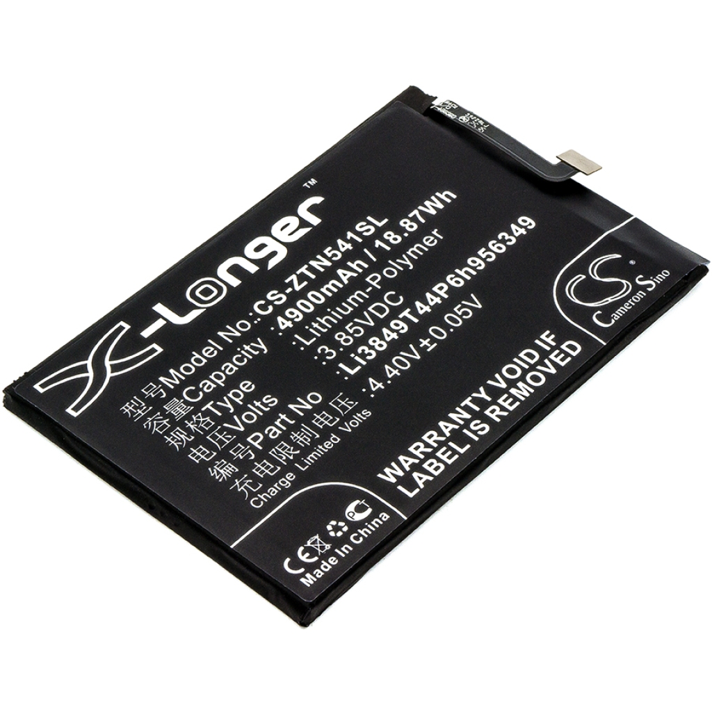 Compatible battery replacement for ZTE LI3849T44P6H956349