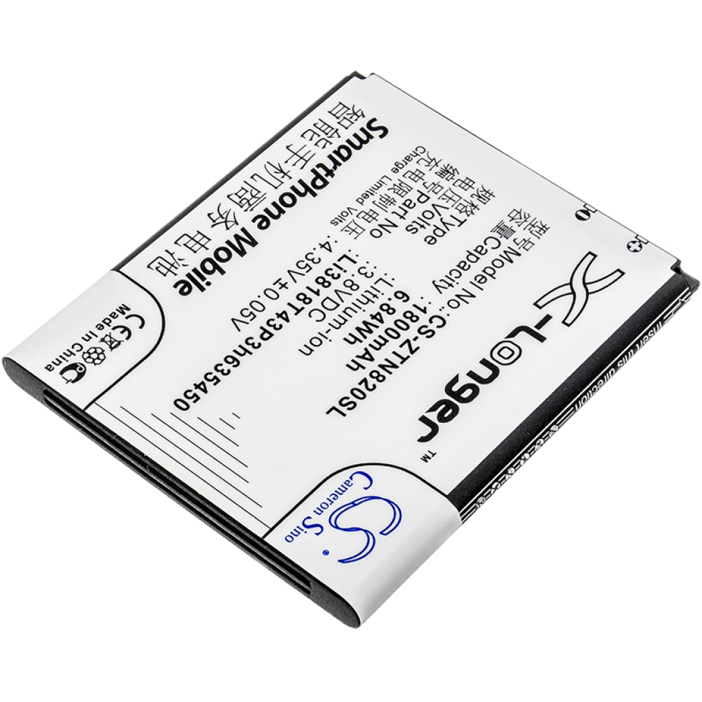 Batterie de téléphone portable ZTE CS-ZTN820SL